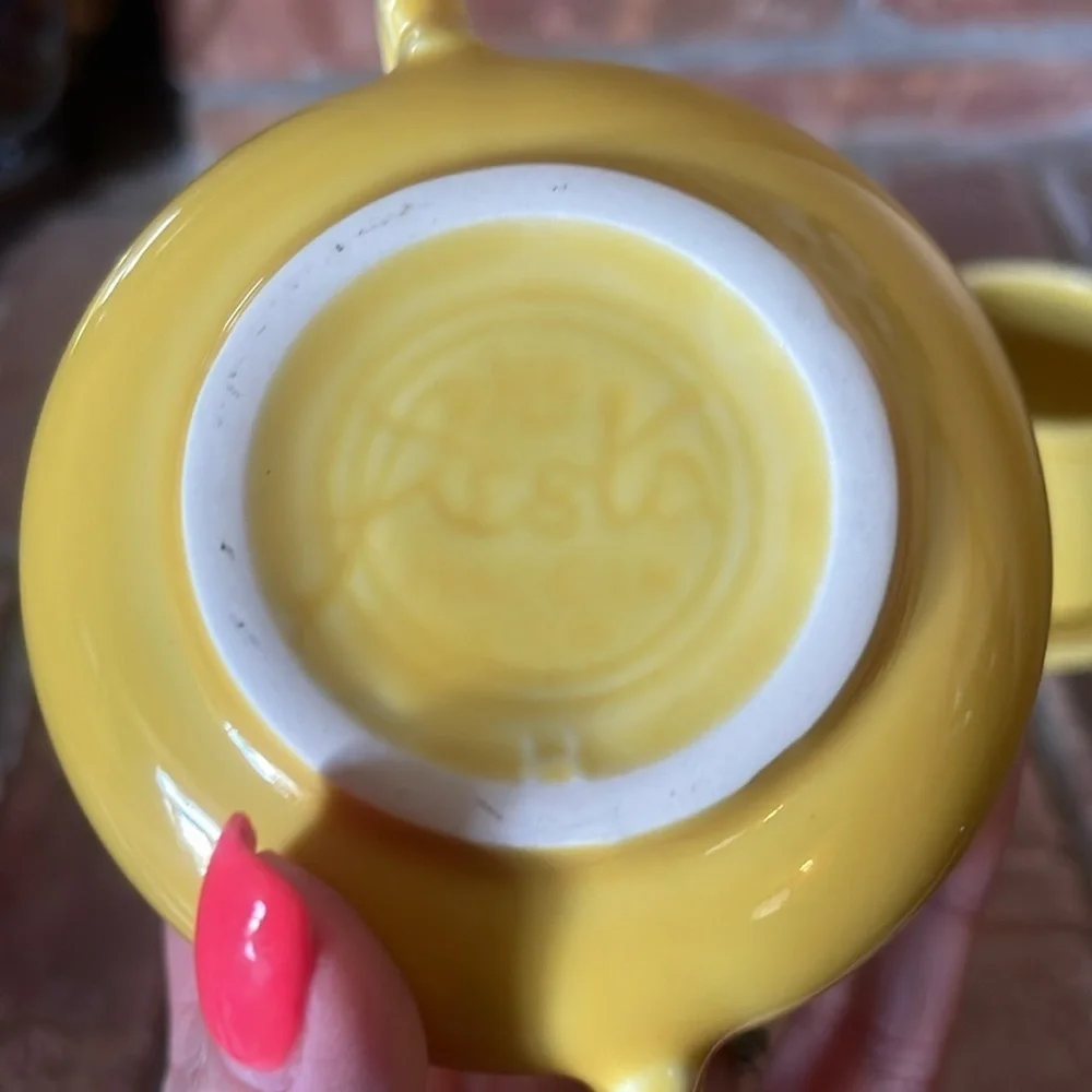 Fiesta Sunflower Yellow Sugar Cream Tray Set